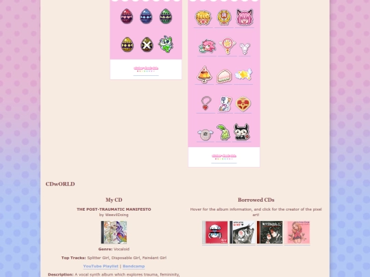 art/cliques screenshot