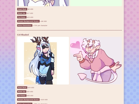 art/comms screenshot