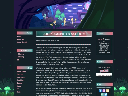articles/autistichunter screenshot