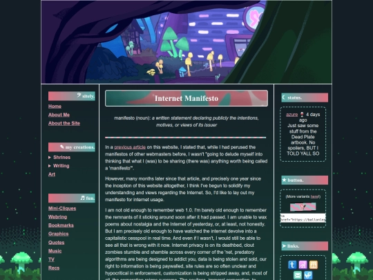 articles/manifesto screenshot