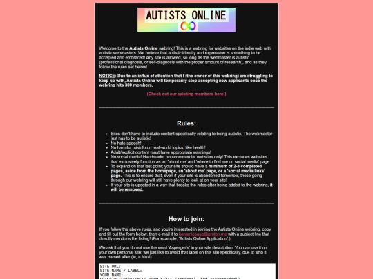 autiring screenshot