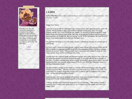 diary/jan2024 screenshot