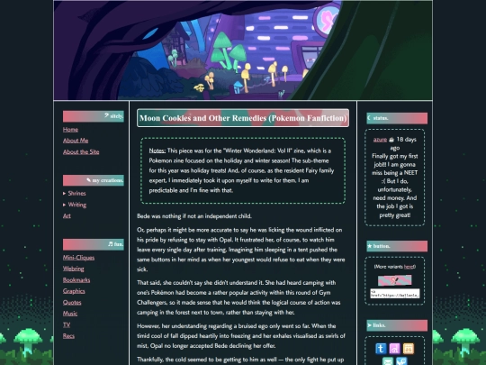 fanfic/mooncookies screenshot