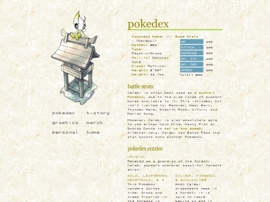 shrines/celebidex screenshot