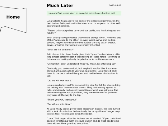 story/much-later screenshot