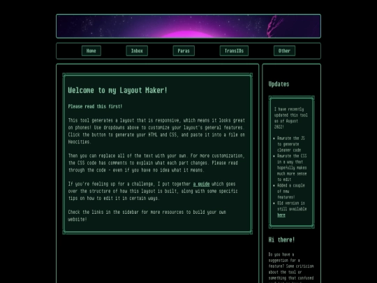 index screenshot