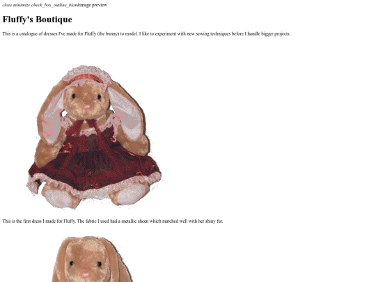 html/sewing screenshot
