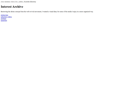 html/shrines screenshot