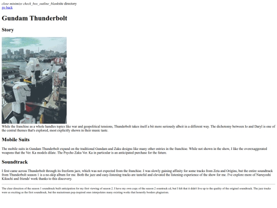 html/thunderbolt screenshot