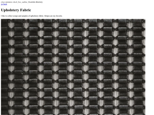 html/upholsteryFabric screenshot