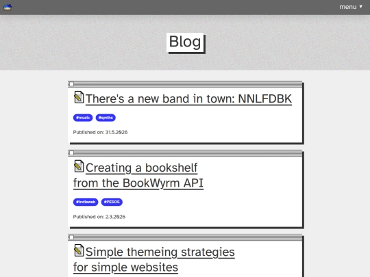 blog screenshot