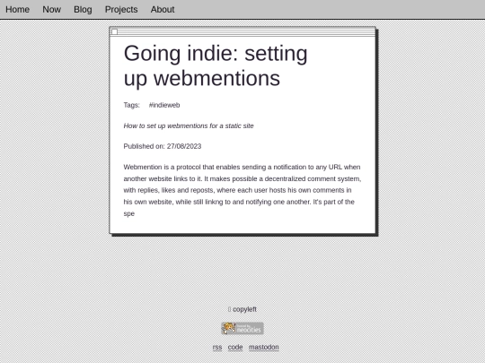 posts/setting-up-webmentions screenshot