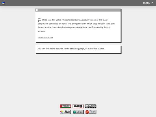 status/2024/1/13 screenshot