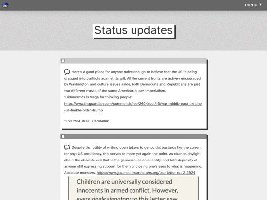 status/8 screenshot