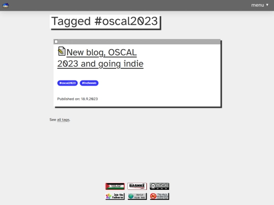 tags/oscal2023 screenshot