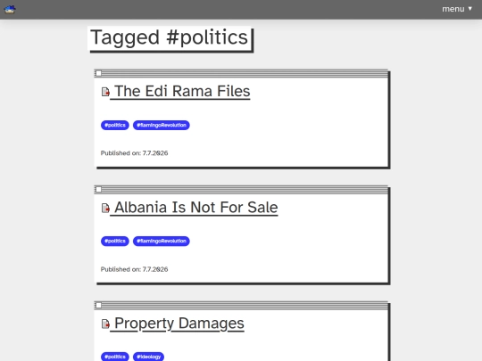 tags/politics screenshot