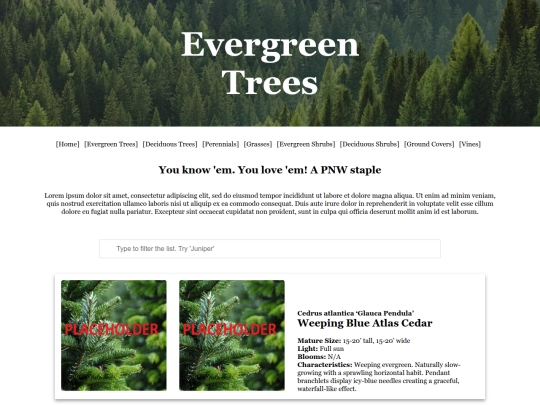 evergreentrees screenshot