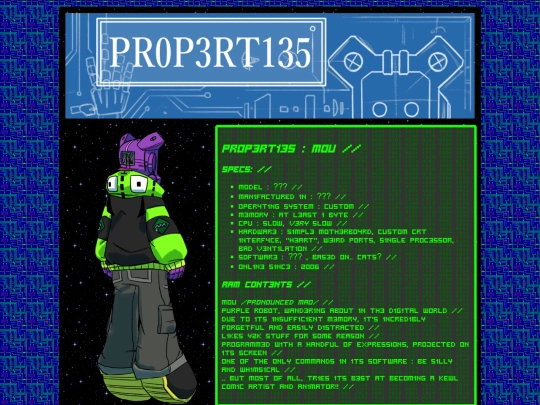 about/properties screenshot