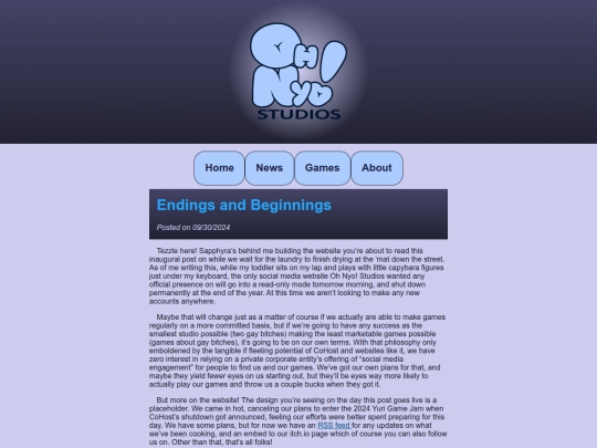 news/endings_and_beginnings screenshot