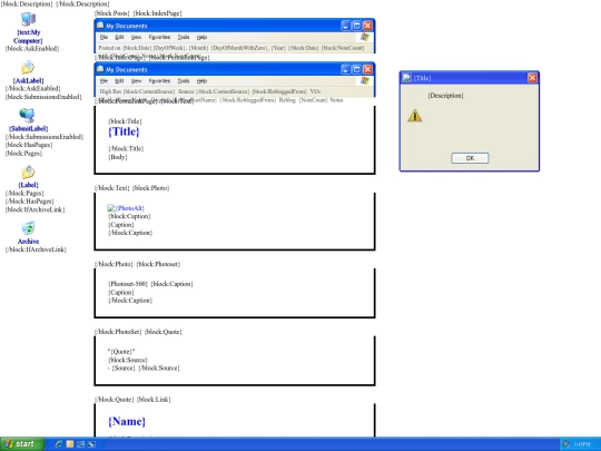 test screenshot