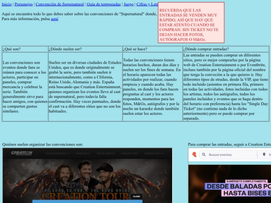 convenciondesupernatural screenshot