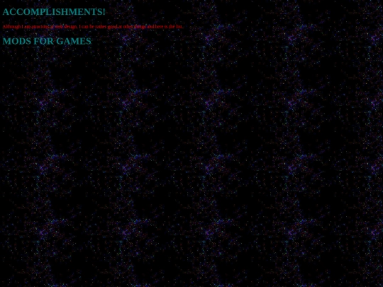 accomplishments screenshot