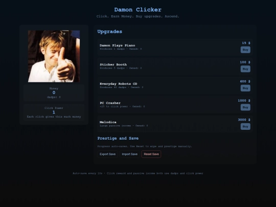damonclicker screenshot