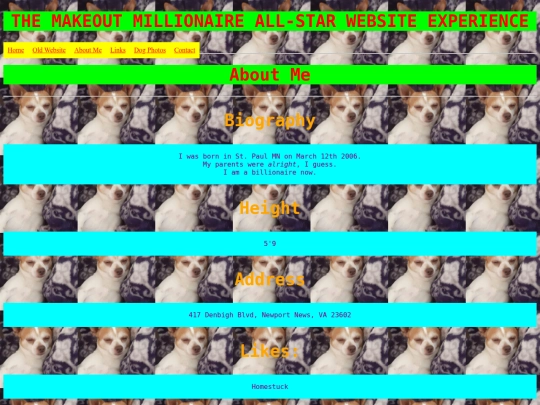 Aboutme screenshot