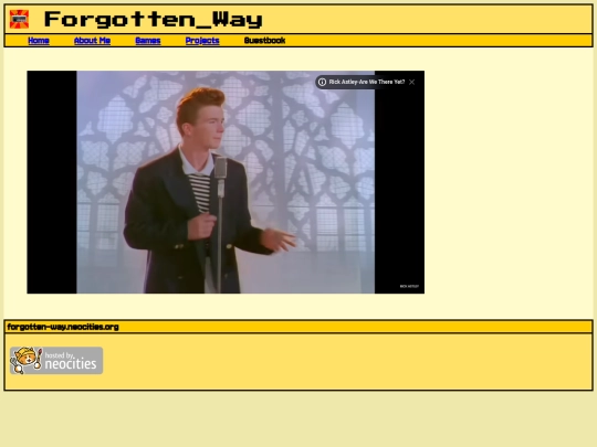 rickroll screenshot