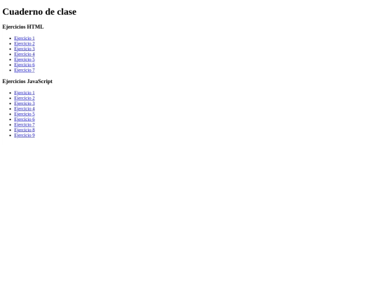 index screenshot