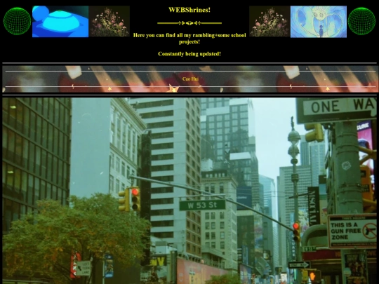 WEBshrines screenshot