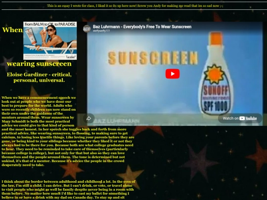 sunscreen screenshot
