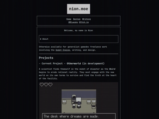 index screenshot