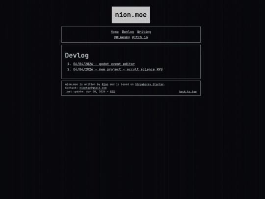 info/log screenshot