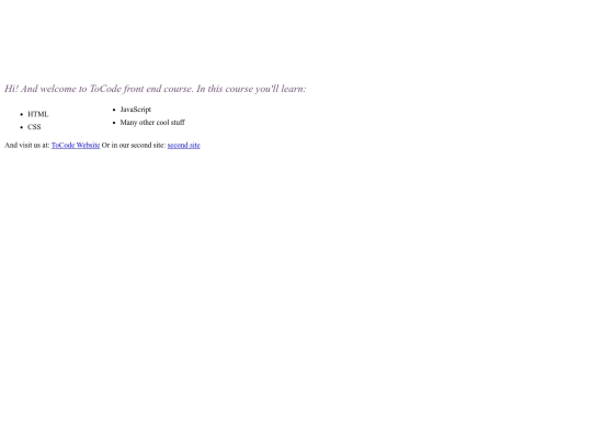 index screenshot