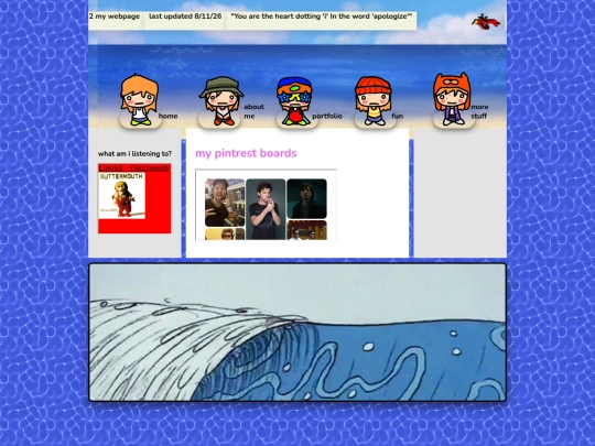portfolio/morestuff screenshot