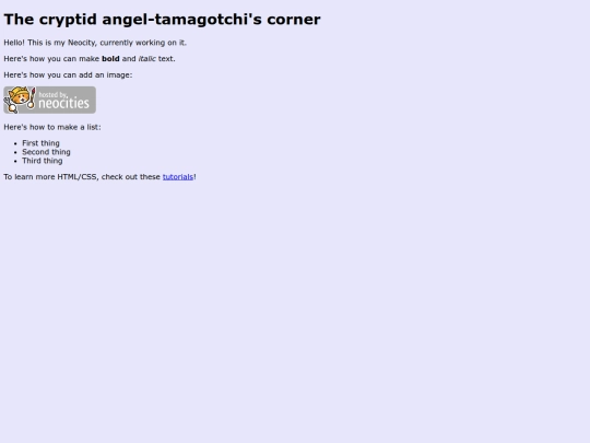 index screenshot