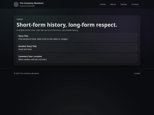 stories screenshot