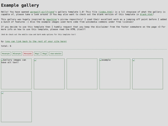 examplegallery screenshot