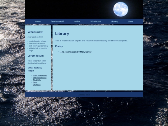 library screenshot