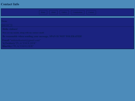 html/contact screenshot