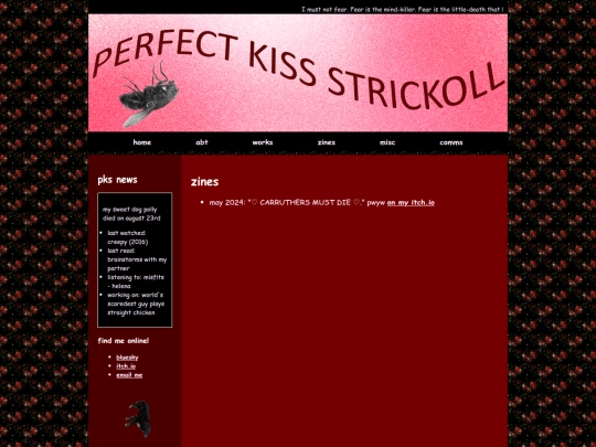 zines screenshot