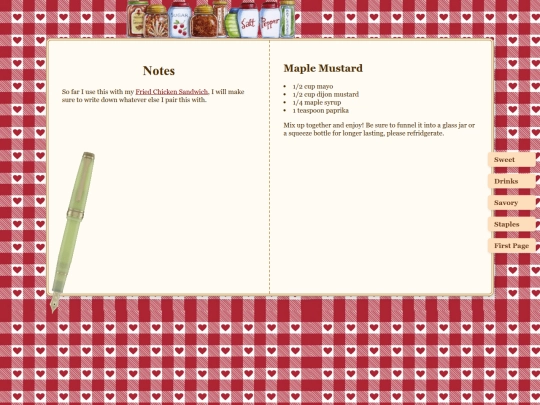 maplemustardrecipe screenshot