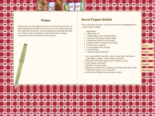 sweetpepperelishrecipe screenshot