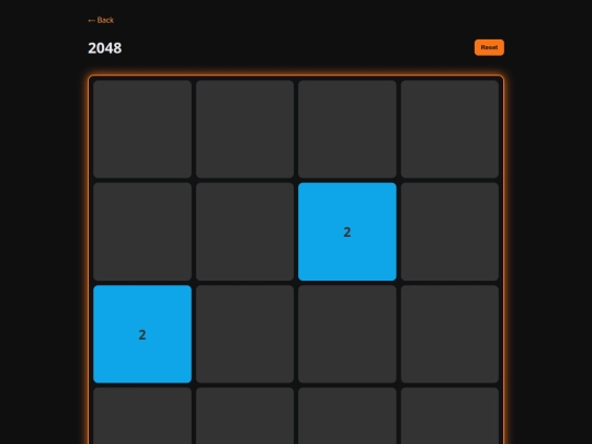 game-center/2048 screenshot