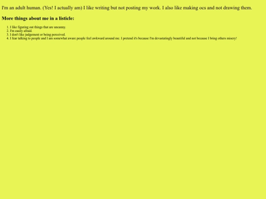 aboutme screenshot