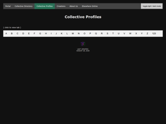 profiles screenshot