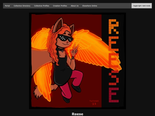 profiles/reese screenshot