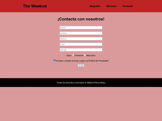 contacto screenshot