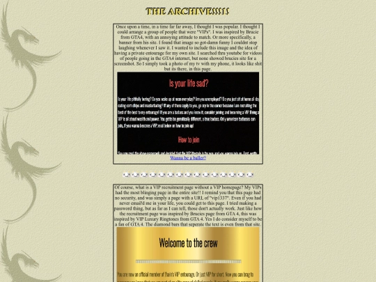 archive screenshot